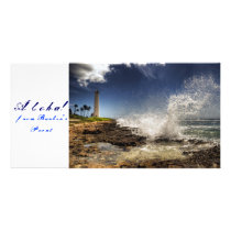 Aloha from Oahu! Photo Greeting Card
