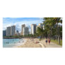 Aloha! from Waikiki Beach Personalized Photo Card