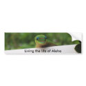 Aloha Gecko stickers bumper stickers by Rebecca_Reeder Aloha Gecko stickers bumper stickers