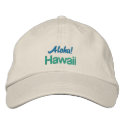 Aloha! Hawaii cap embroidered hats by TropiCoolUniverse Aloha! Hawaii cap embroidered hats