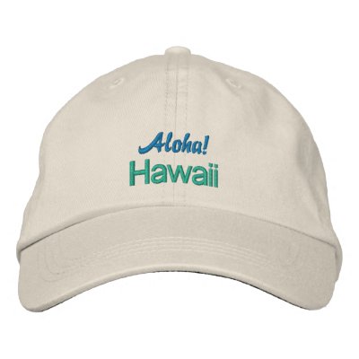 ALOHA! HAWAII cap Embroidered Hats ALOHA! HAWAII cap Embroidered Hats