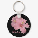 Aloha Hawaiian Hibiscus Key Chain keychains by TrevorStar Aloha Hawaiian Hibiscus Key Chain keychains