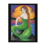 Aloha Hawaiian Sunset Mermaid Post Card