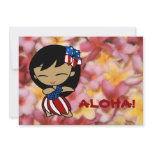 Aloha Honeys Hawaiian Plumeria Invitations