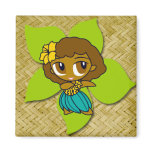 Aloha Honeys Hula Girl Magnets