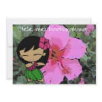 Aloha Honeys Luau Invite Card invitation