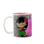 "Aloha Honeys" Pink Hibiscus Mug