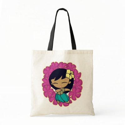 "Aloha Honeys" Tote Bags in Fuchsia by DriveIndustries