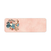 Aloha Hula Girl Label