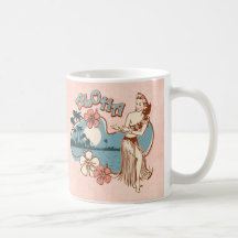Aloha Hula Girl Mug