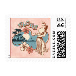 Aloha Hula Girl Postage postage