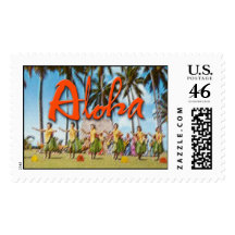 Aloha Hula Postage