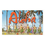 Aloha Hula Rectangle Sticker