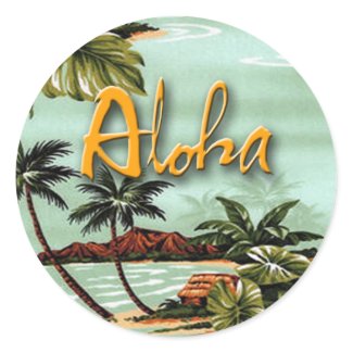 Aloha Island sticker
