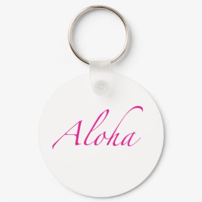 Aloha Keychain by ginyhogan
