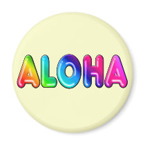 Aloha Refrigerator Magnet
