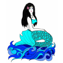 Aloha Mermaid lady's tank t-shirts by marcya7 Aloha Mermaid lady's tank t-shirts