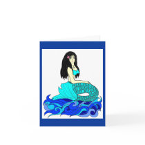 Aloha Mermaid note card by marcya7 Aloha Mermaid note card