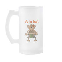 Aloha Monkey Mugs