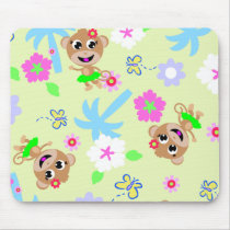 aloha monkey print mousepads by margaret40 aloha monkey print mousepads