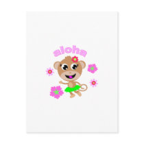 aloha monkey screen. postcards by margaret40 aloha monkey screen. postcards