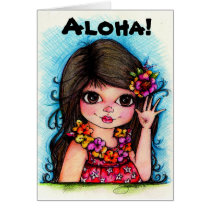 Aloha My Friends Greeting Card cards