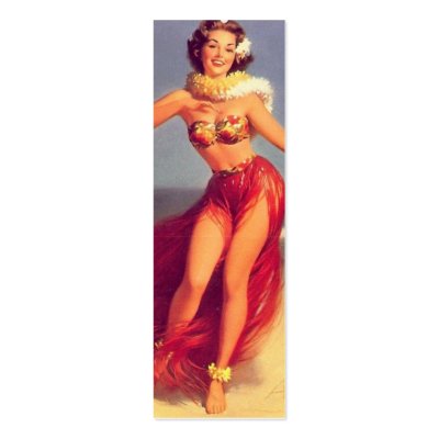 Aloha Pinup Business Card by tnmpastperfect