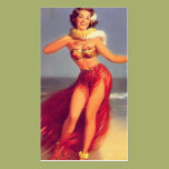 Aloha Pinup Two Business Cards