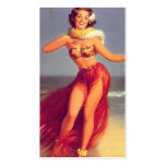 Aloha Pinup Two Business Cards