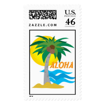 Aloha Postage Stamp
