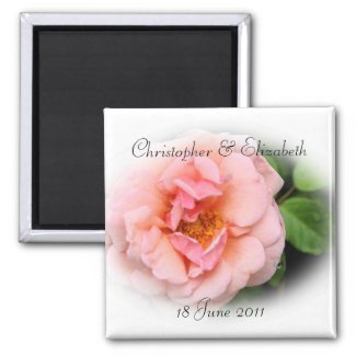 Aloha Rose Save the Date Magnet magnet