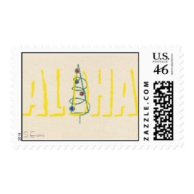 aloha, S Evans Stamps by sethevans