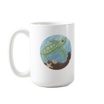 aloha sea turtle mug
