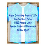 Aloha Shirt Luau Tiki Party Custom Announcements