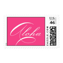 "Aloha" stamp (pink) stamps