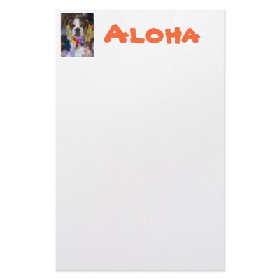 Aloha Stationery Paper by mysticwillow