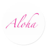 Aloha Sticker