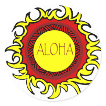 ALOHA SUN stickers