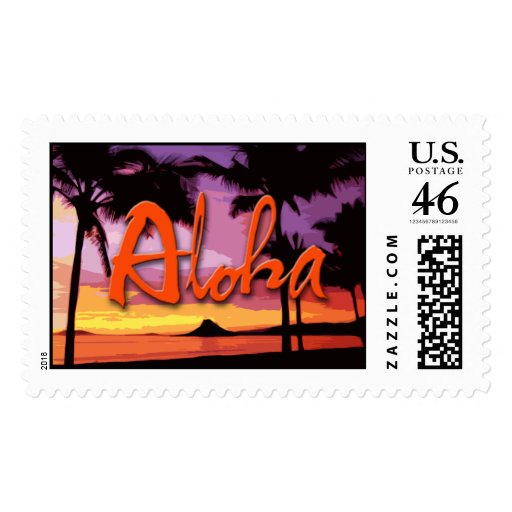 Aloha Sunset Stamp