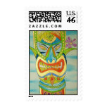 Aloha Tiki Postage Stamps
