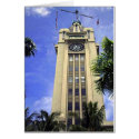 Aloha Tower Hawaiian Card card
