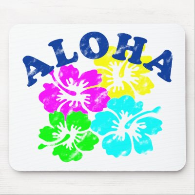 Aloha Vintage Mouse Pad