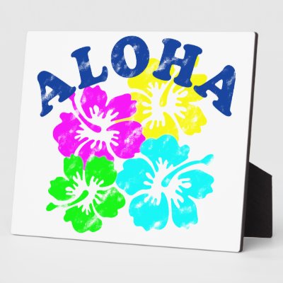 Aloha Vintage Photo Plaques