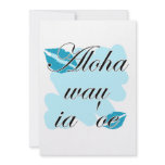 Aloha wau ia 'oe - Hawaiian I love you Personalized Invitations