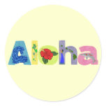Aloha with pics  STICKERS