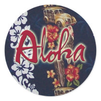 Aloha Woody stickers