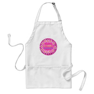 ALOHA WREATH APRON by KABSANNIE
