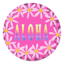 ALOHA WREATH STICKER by KABSANNIE ALOHA WREATH STICKER
