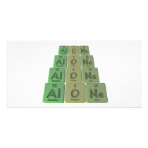 Alone-Al-O-Ne-Aluminium-Oxygen-Neon Photo Card