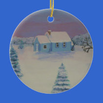ALONE AT WINTER ornaments